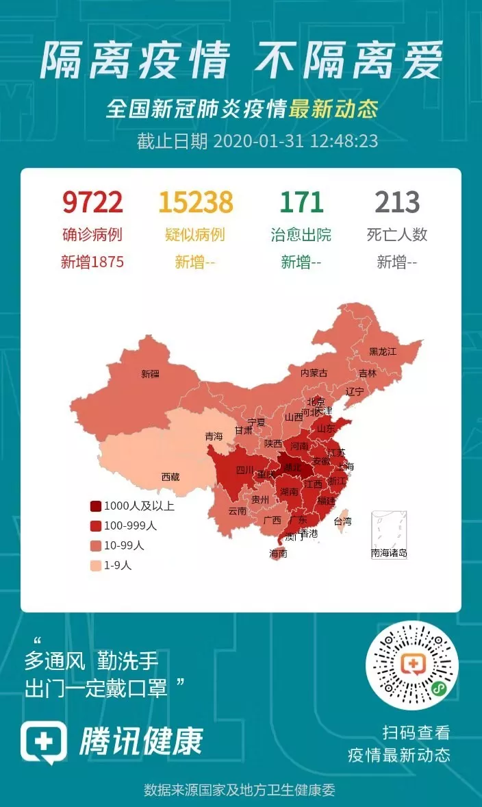 全国疫情最新动态实时追踪